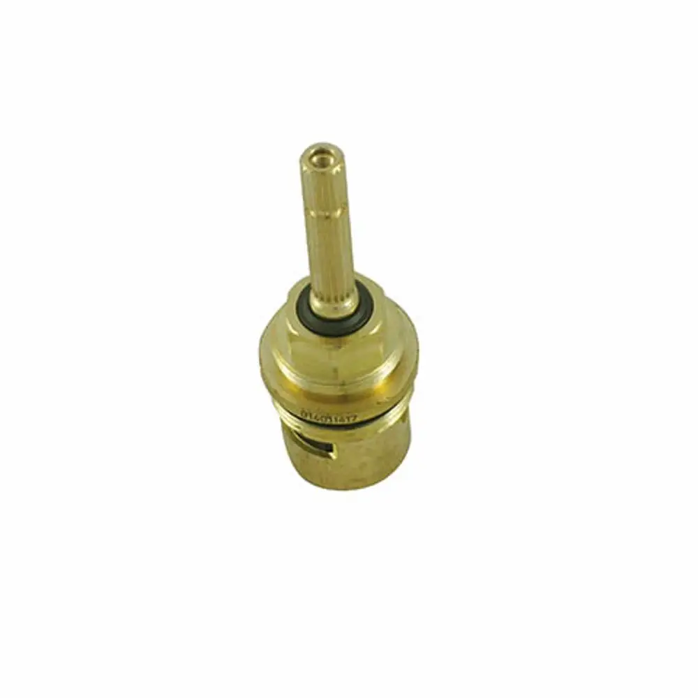 Kludi-Ersatzteil mit einem gewindeförmigen, zylindrischen Teil und einer drehbaren, runden Basis. Ideal für Sanitärinstallationen und Armaturen.